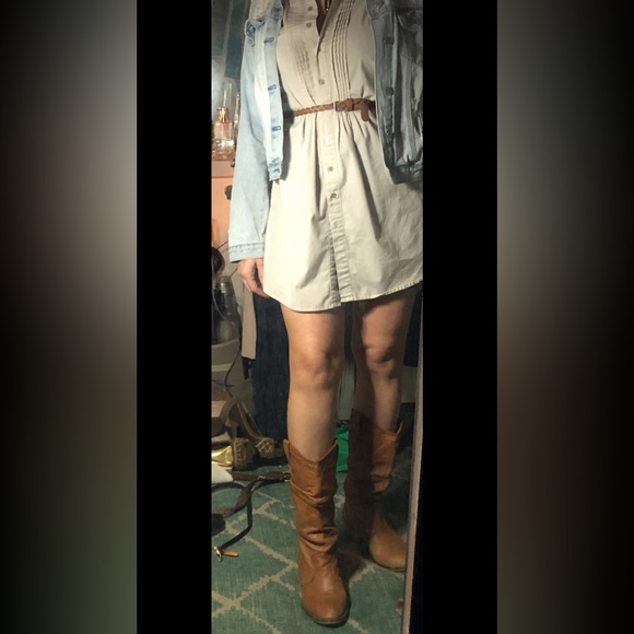 Blue Western Cowboy Boots with Rhinestone Design - Picture 8 of 9